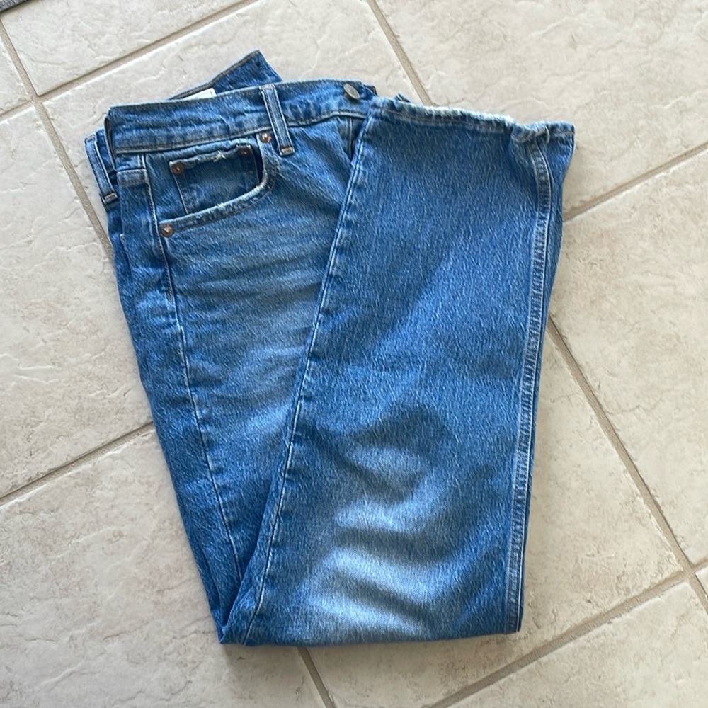 Gap high rise cheeky straight jeans